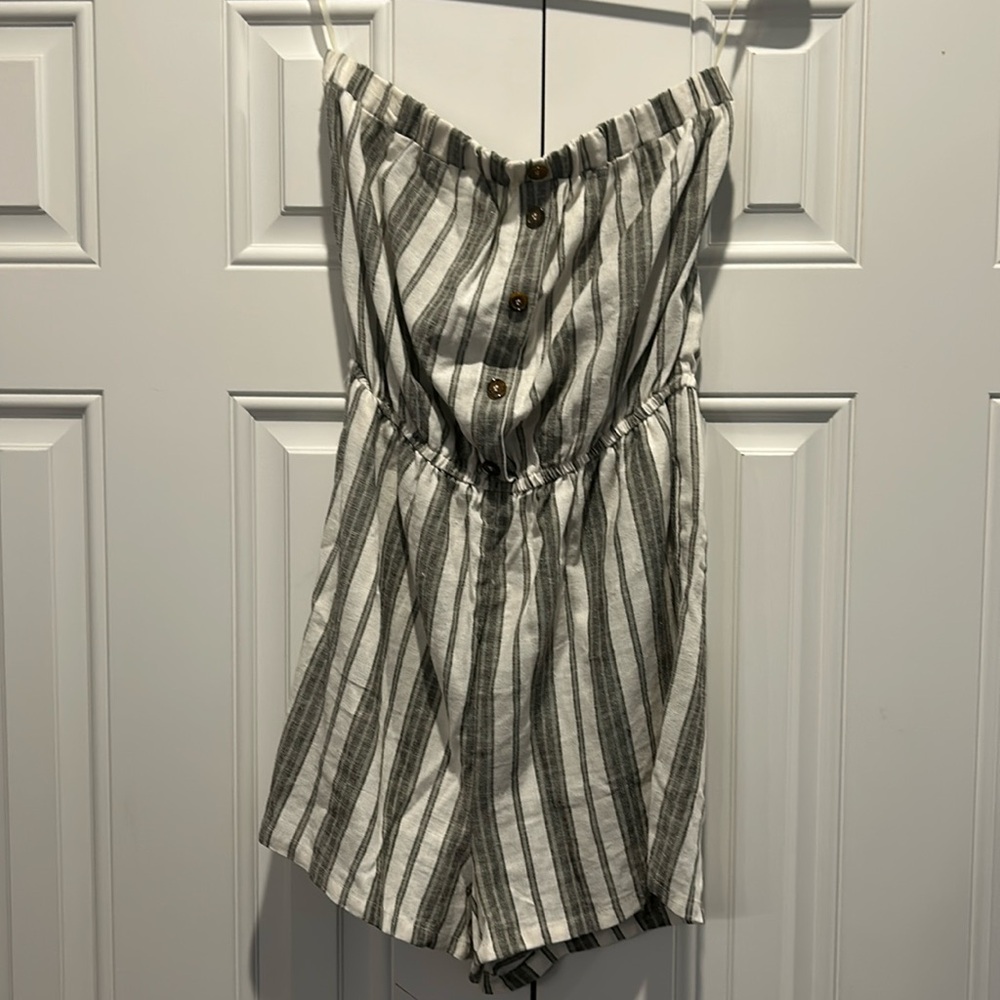 Strapless romper size Medium